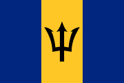 Barbados national flag