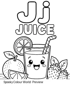 J Juice colouring preview