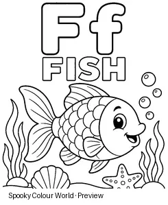 F Fish colouring preview